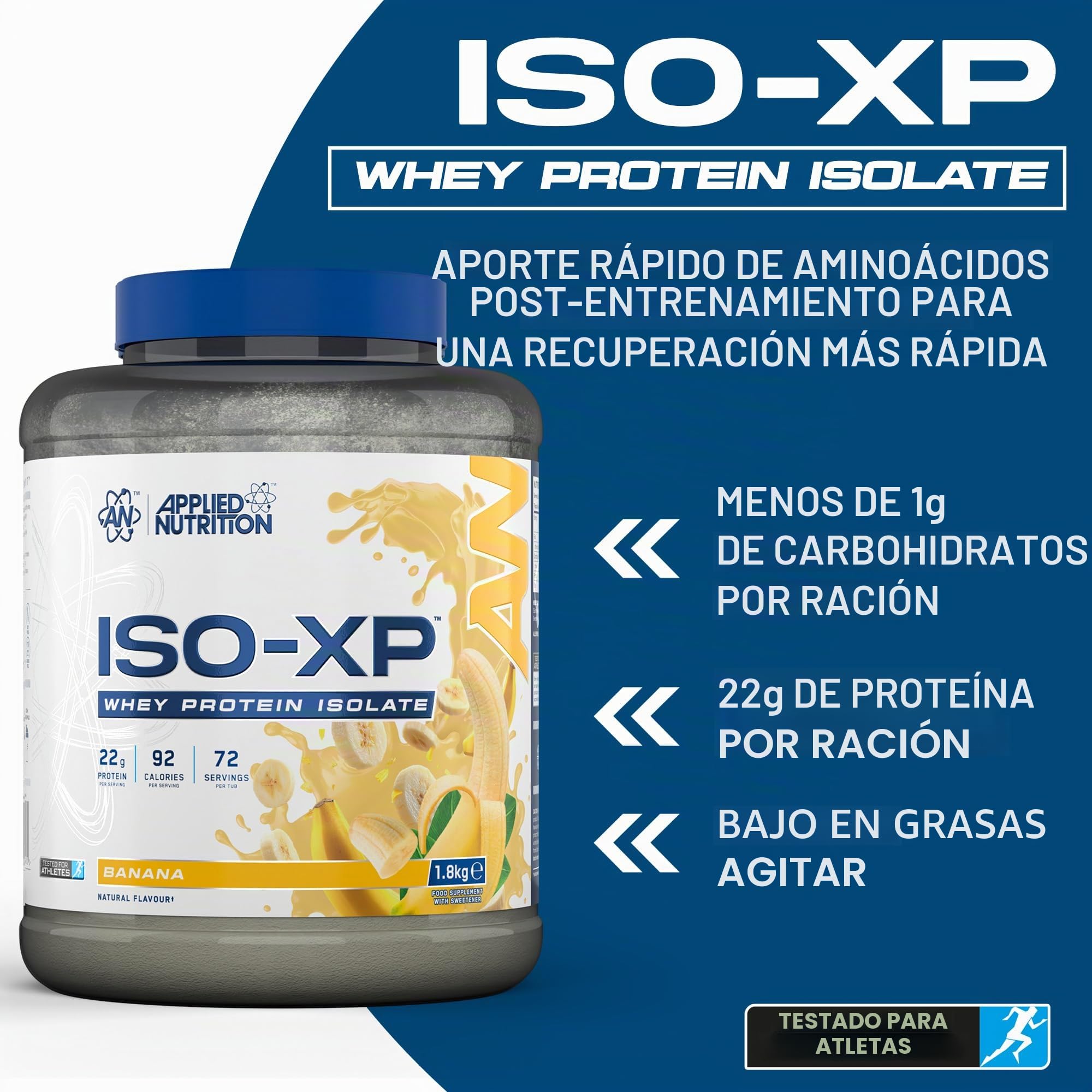 Applied Nutrition Iso-XP (1800g) Postre de chocolate Proteínas