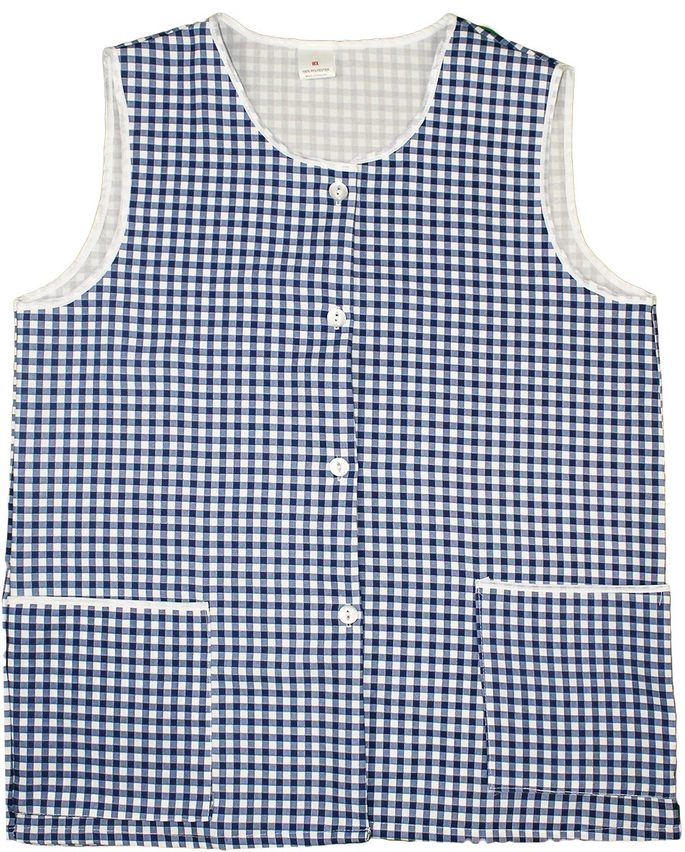 Kentex Online Women's Navy Overalls Home Work Overall Button Through (Wx, )
