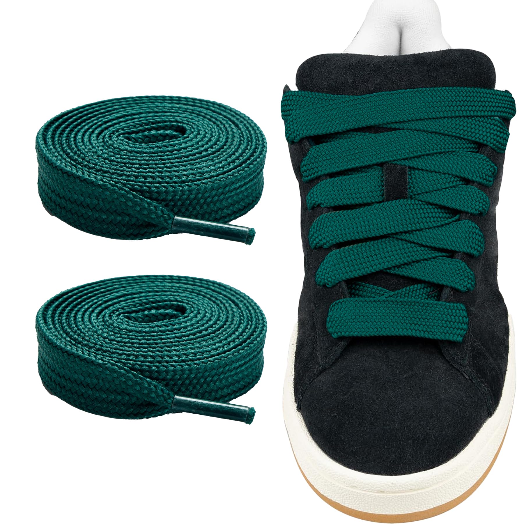 adidas gazelle silver green womens Fat Laces Flache Breite Schnrsenkel 1,5cm  Saltyyy Shop