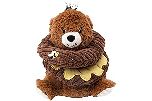 Outward Hound Granimals Honey Bear: Dog Toy Honey Pot Puzzle