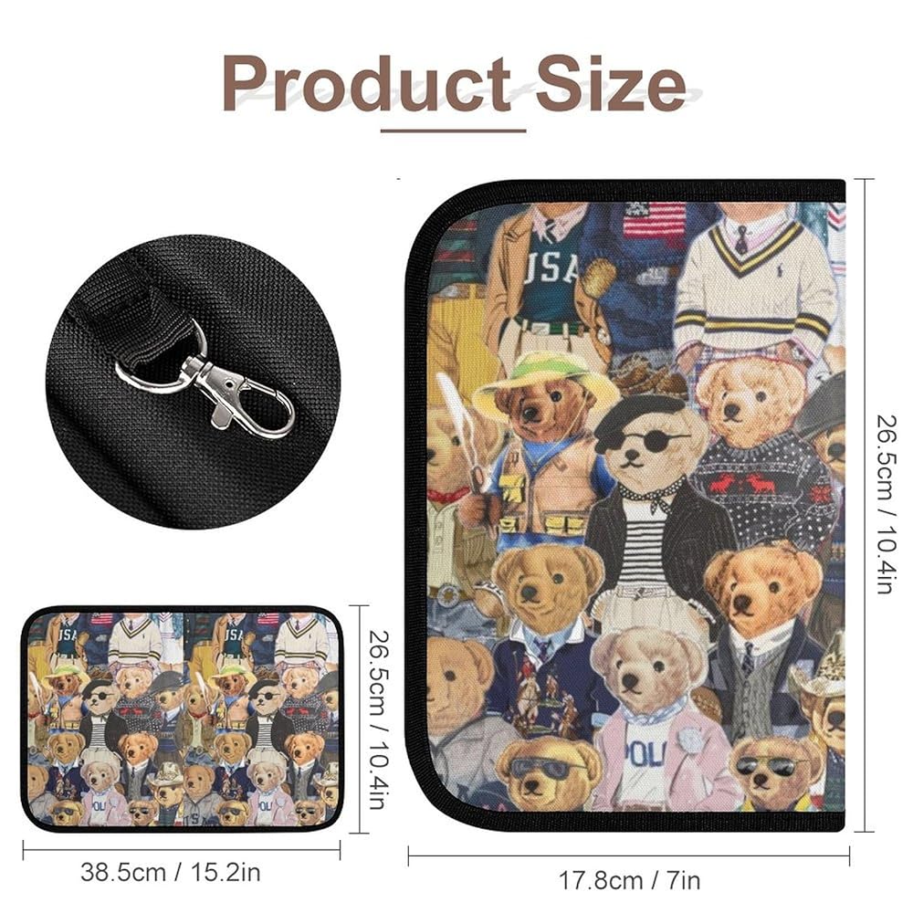 Amazon.co.jp: Polo Bear 母子手帳ケース 多機能 通帳ケース