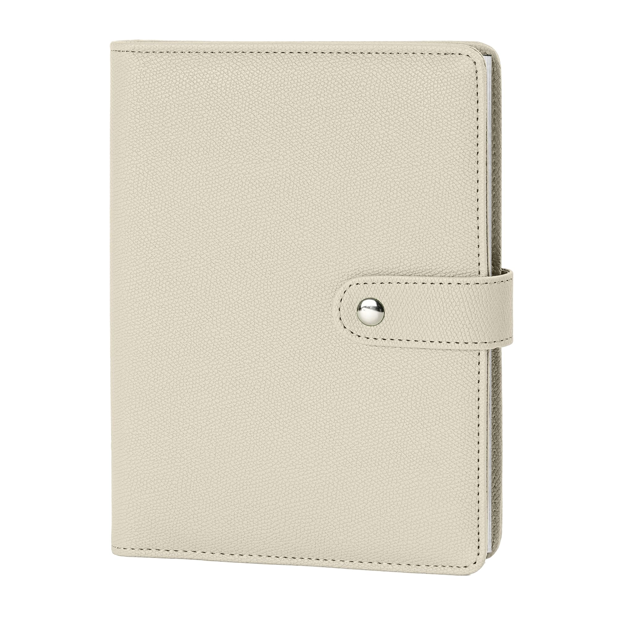 Vienrose 4x6 Small Photo Album Faux Leather 64 Pockets Beige