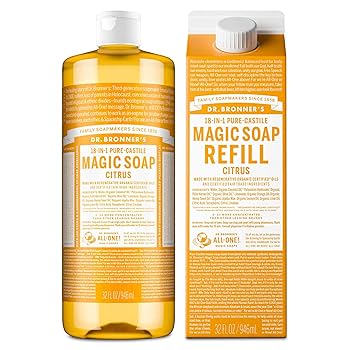 Dr. Bronner's Citrus Magic Soap 4本セット 数量限定＞ドクターブロナー マジックソープ シトラスオレンジ