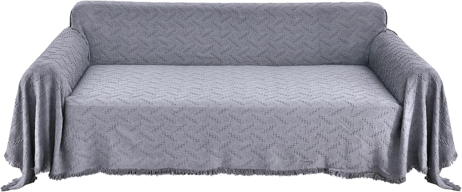 HOMERILLA Cotton Couch Cover for Loveseat Cushion Couch
