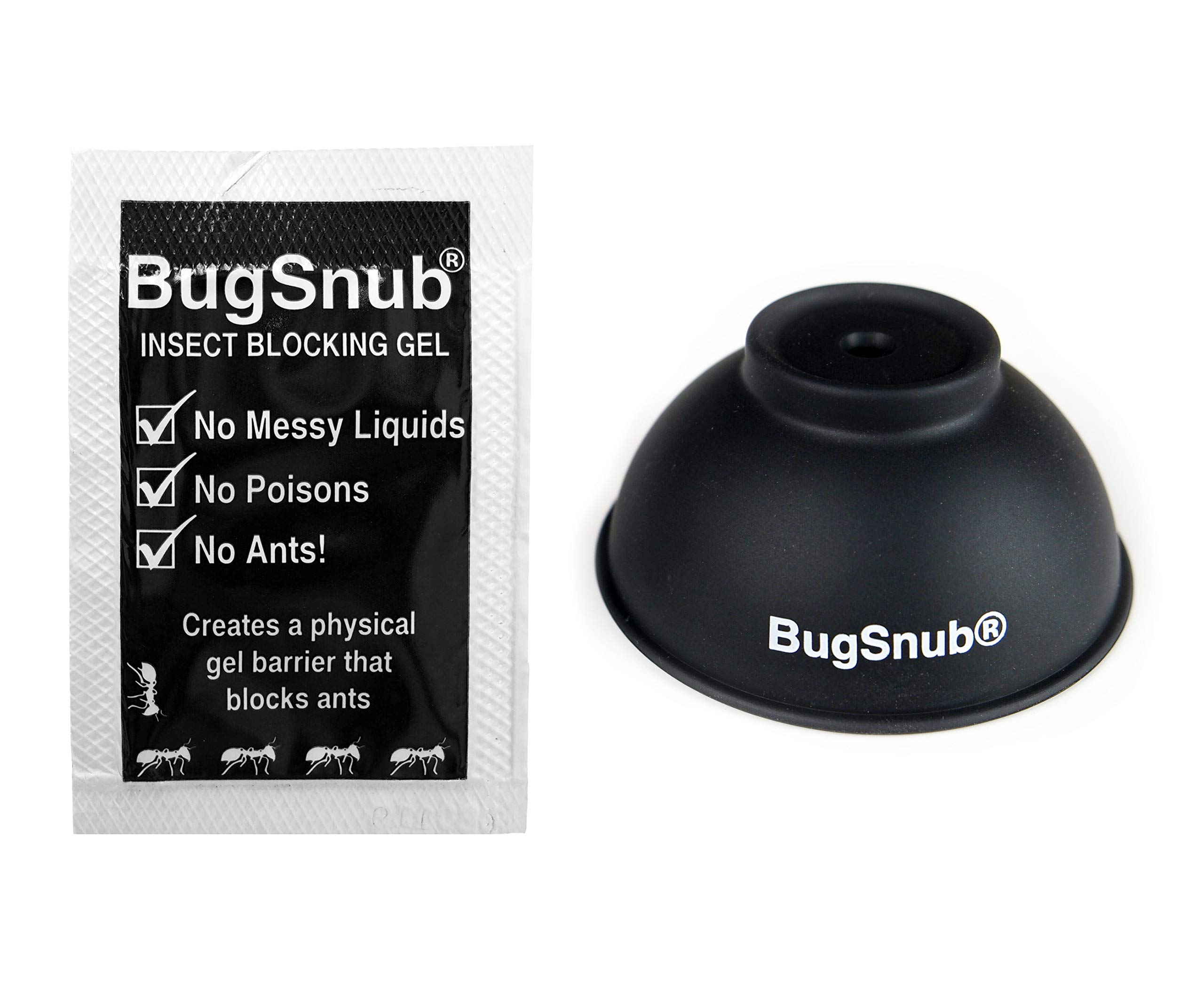 BugSnub Shepherd's Hook Ant Guard (1-Pack) - Hummingbird Moat Free Crawling Insect Protection