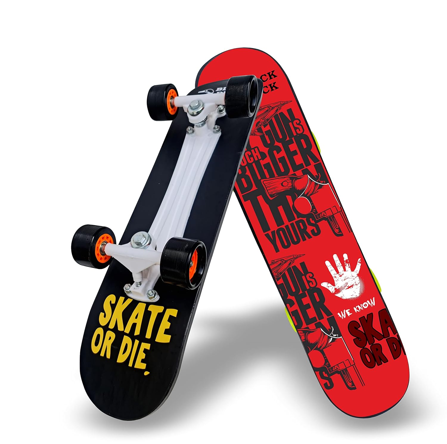 Buy jaspo Fiber Composite Black Duck Fibre Skateboard 26X6.5 Inches