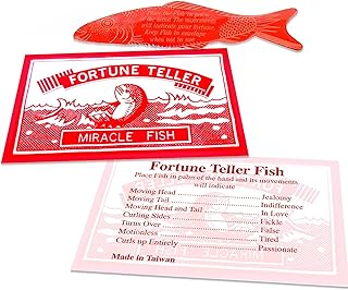 ArtCreativity 72-Pack Large 3.5 Inch Mood Fortune Teller Fish