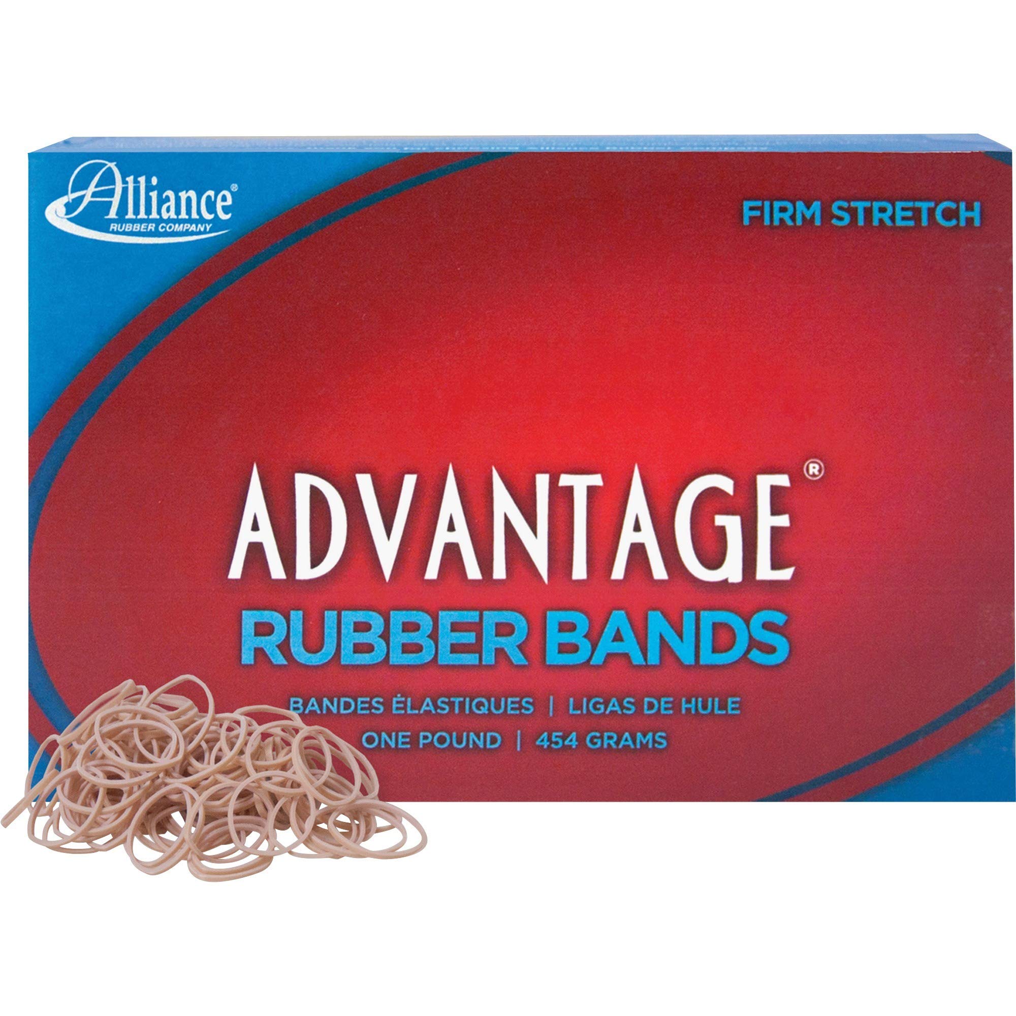 Alliance Advantage Rubber Band Size #10 (1 1/4 x 1/16 Inches) - 1 Pound Box (Approximately 3700 Bands per Pound) (26105) — image 1