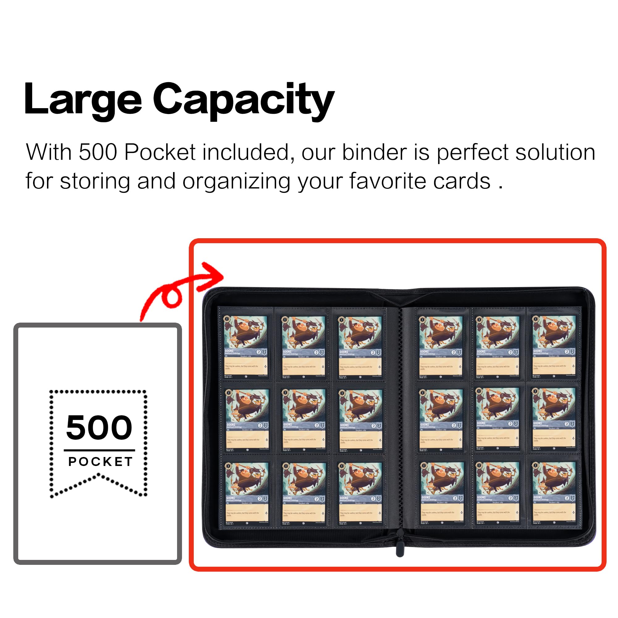 Amazon.co.jp: Lorcanaカード用バインダー プレミアム9ポケット