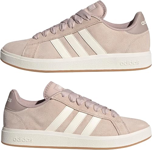 adidas Homme Grand Court Base 00s Shoes, Wonder Taupe/Off White/Grey, 38 EU - 6