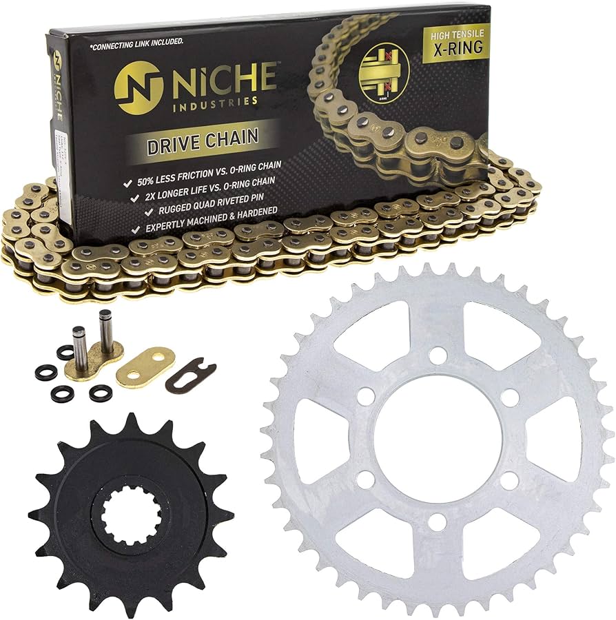 Amazon.com: NICHE Drive Sprocket Chain Combo for Kawasaki Amazon.com: NICHE Drive Sprocket Chain Combo for Kawasaki