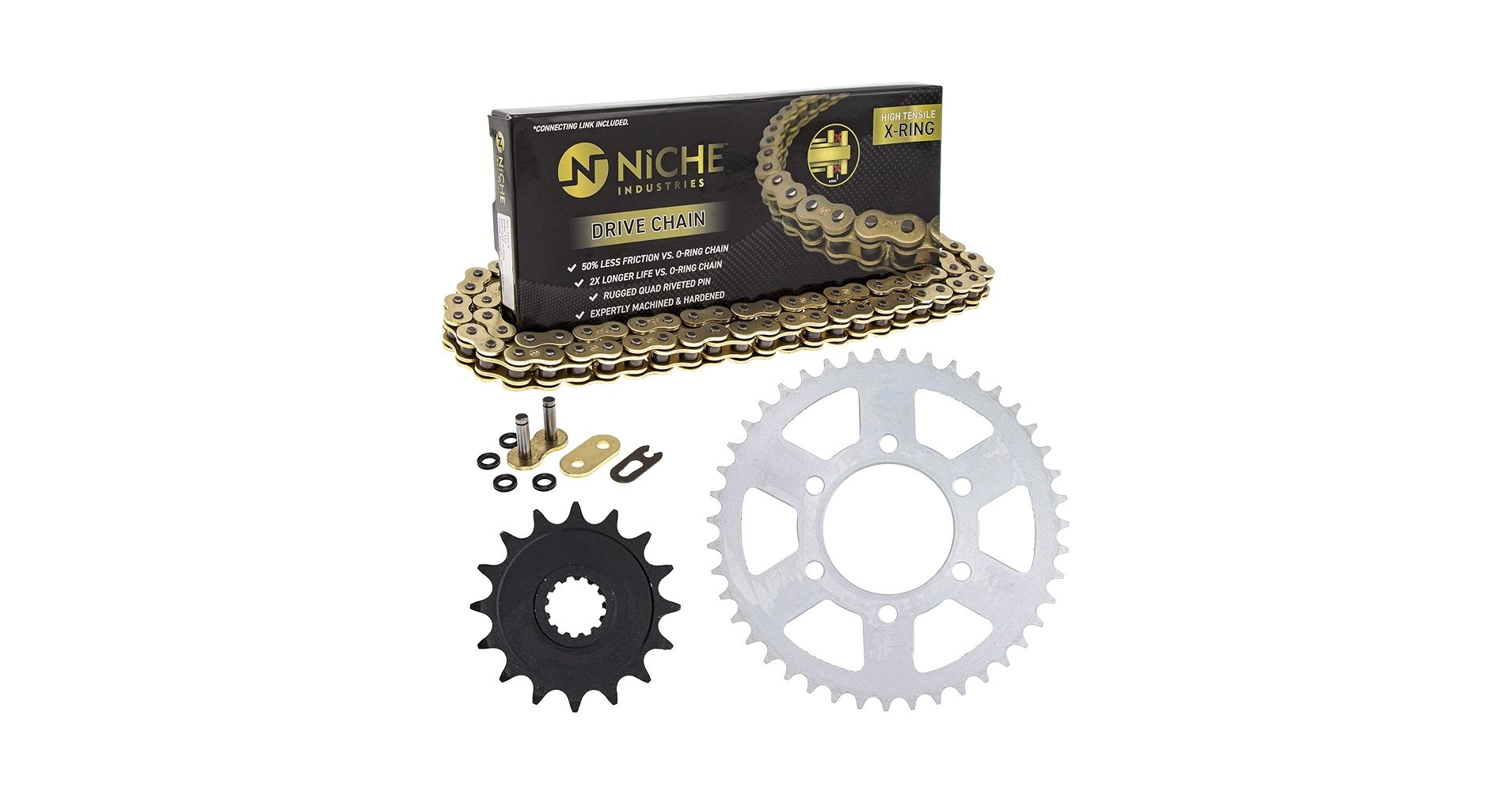 Amazon.com: NICHE Drive Sprocket Chain Combo for Kawasaki