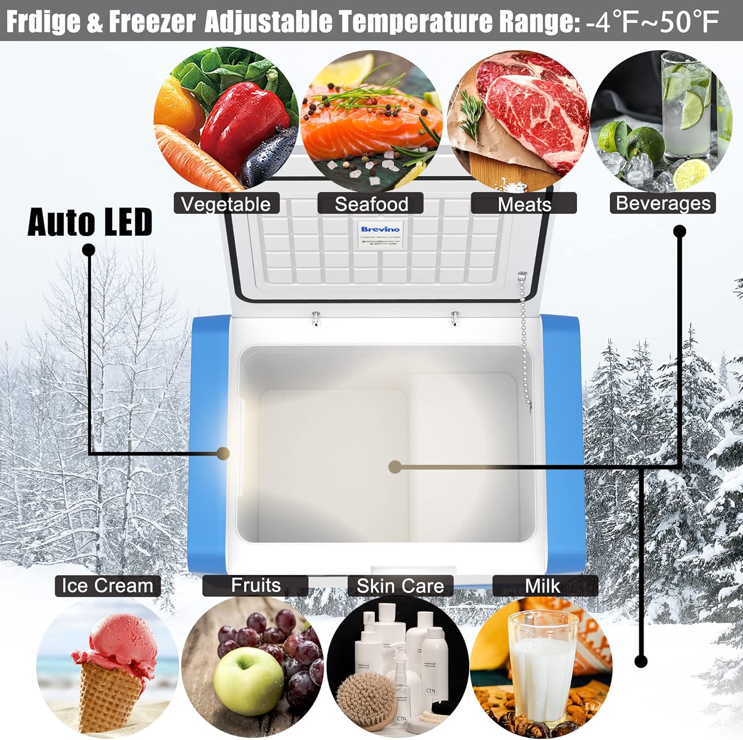 Buy Car Refrigerator 21 Quart Car Cooler 4℉68℉ 12 Volt Refrigerator