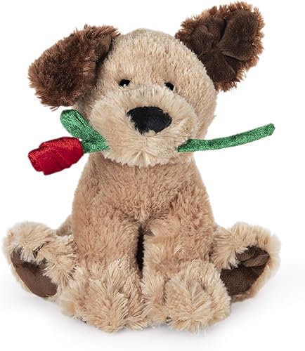 Miniatura 1 de GUND Peluche de perro de San Valentín de Deangelo con rosa roja