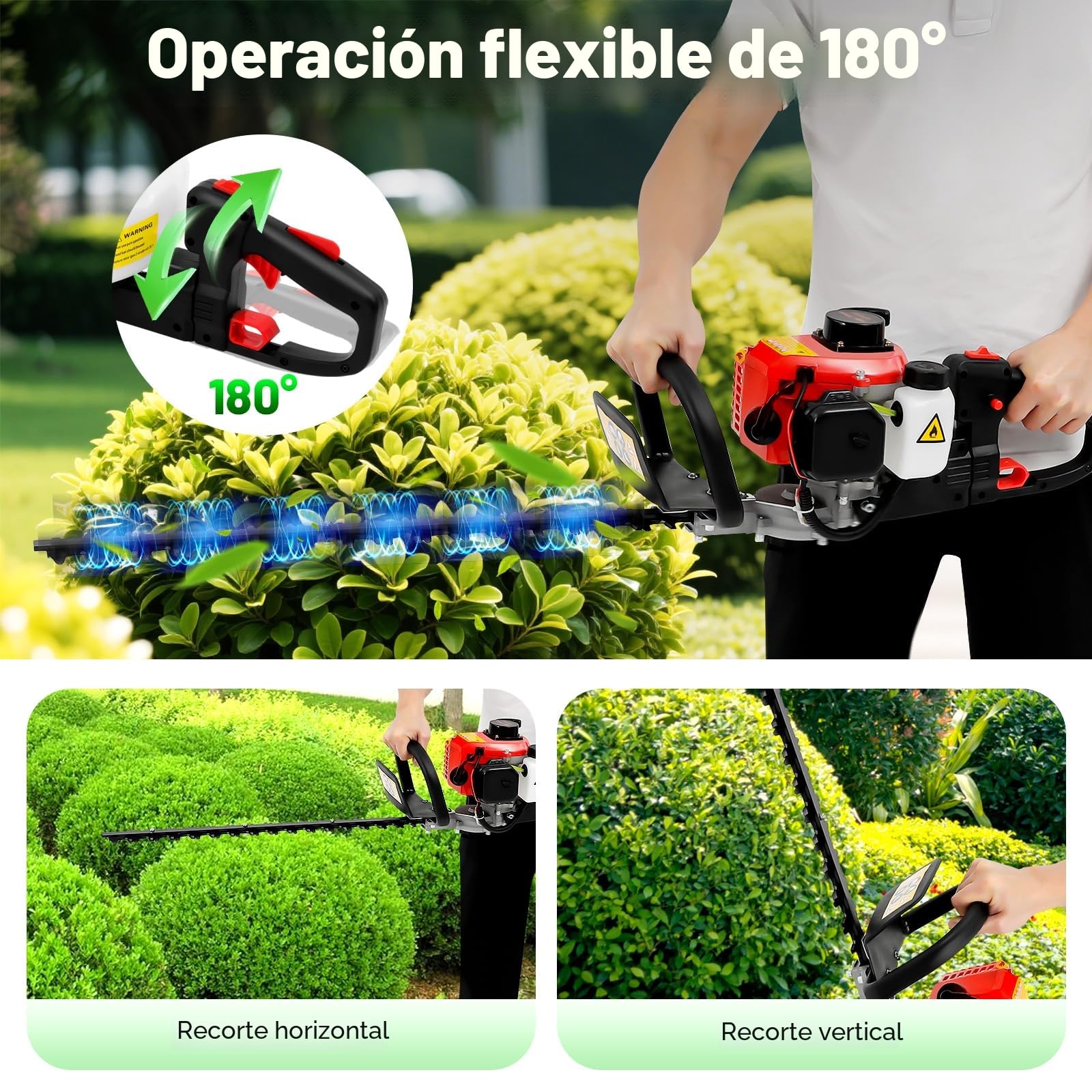 22.5CC Profi Gasolina Tijeras de Setas, Motor de 2 Tiempos 1,25CV Tijeras de Setas de Motor, Tijeras de Jardín para Setas, Tijeras de Setas, Para el Podado de Setas, Arbustos y Plantas