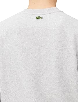 【✨️美品】ラコステ　タイムラインクロックプリントクルーネックスウェットトレーナー Amazon.co.jp: [ラコステ] [公式] タイムラインクロックプリント