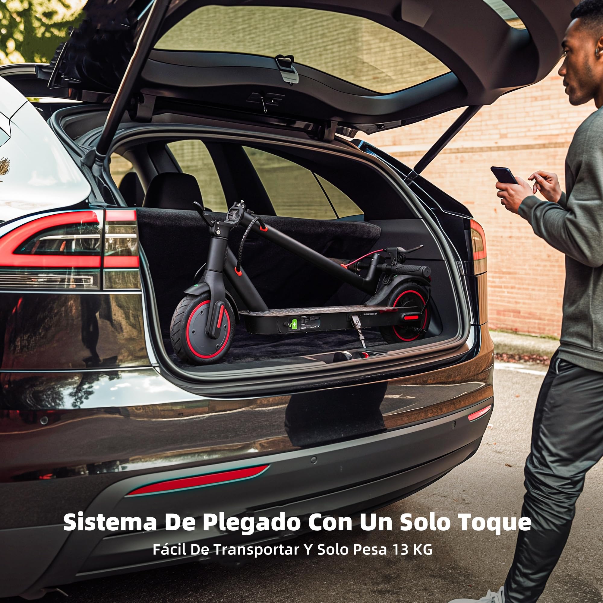 iScooter i8 Monopattino Elettrico per Adolescenti e Adulti, Motore 35 O, Autonomia 20-30 KM, Max 25 KM/H, Batteria 280,8 WH, Doppia frenatura, 3 Modalità Di Velocità, Viaggi Giornalieri