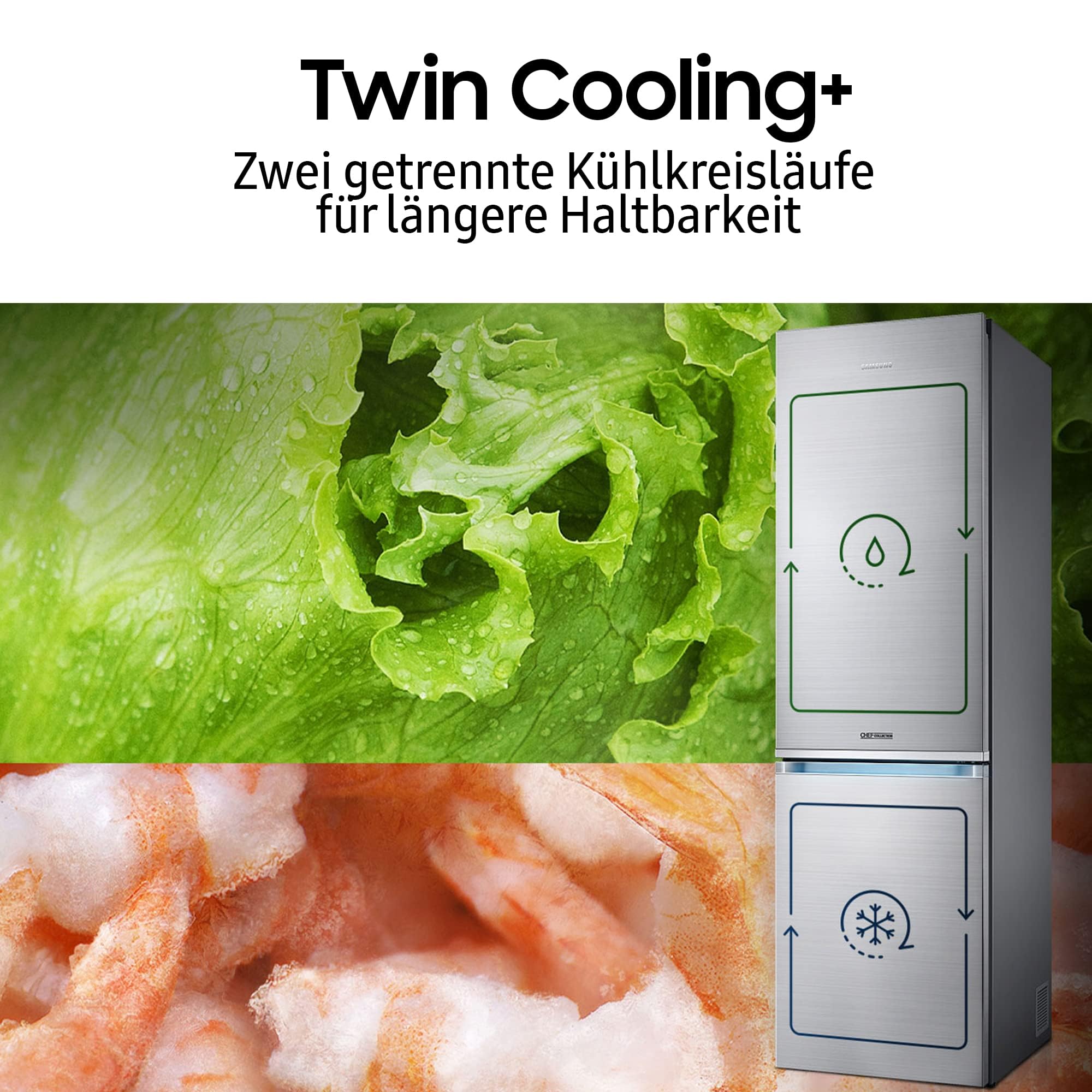 Samsung RL38A7B5BS9/EG Bespoke Kühl-/Gefrierkombination – Bild 4