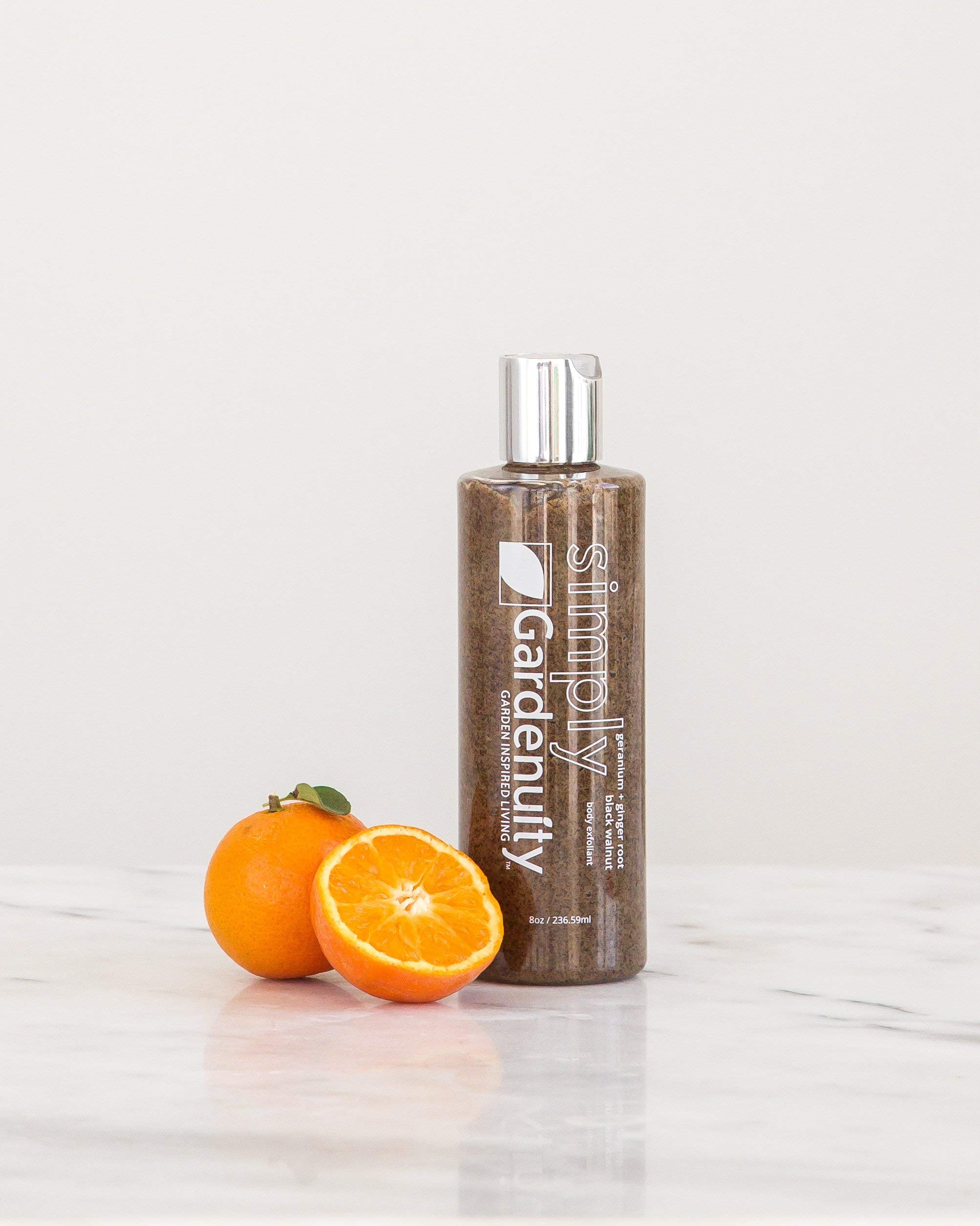 Gardenuity Walnut Body Scrub - Exfoliating & Hydrating, Natural Walnut Shells, Paraben-Free, 8 oz