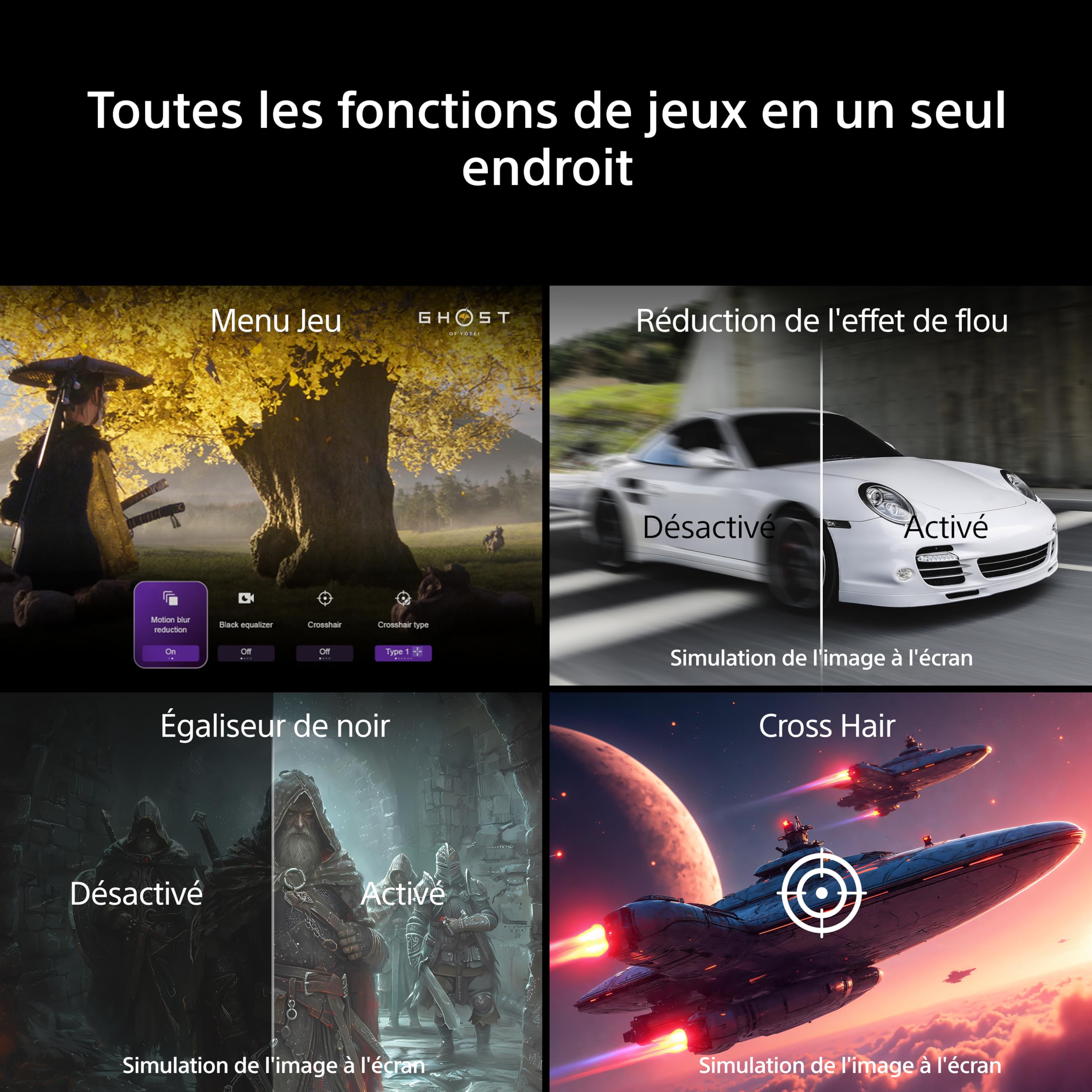 Sony BRAVIA 2ⅡTV 55 Pouces; Smart TV 4K (Google TV); processeur X1; Conversion ascendante 4K; Compatible Dolby Atmos et DTS:X; Compatible PS5; modèle 55S25M2; année 2026