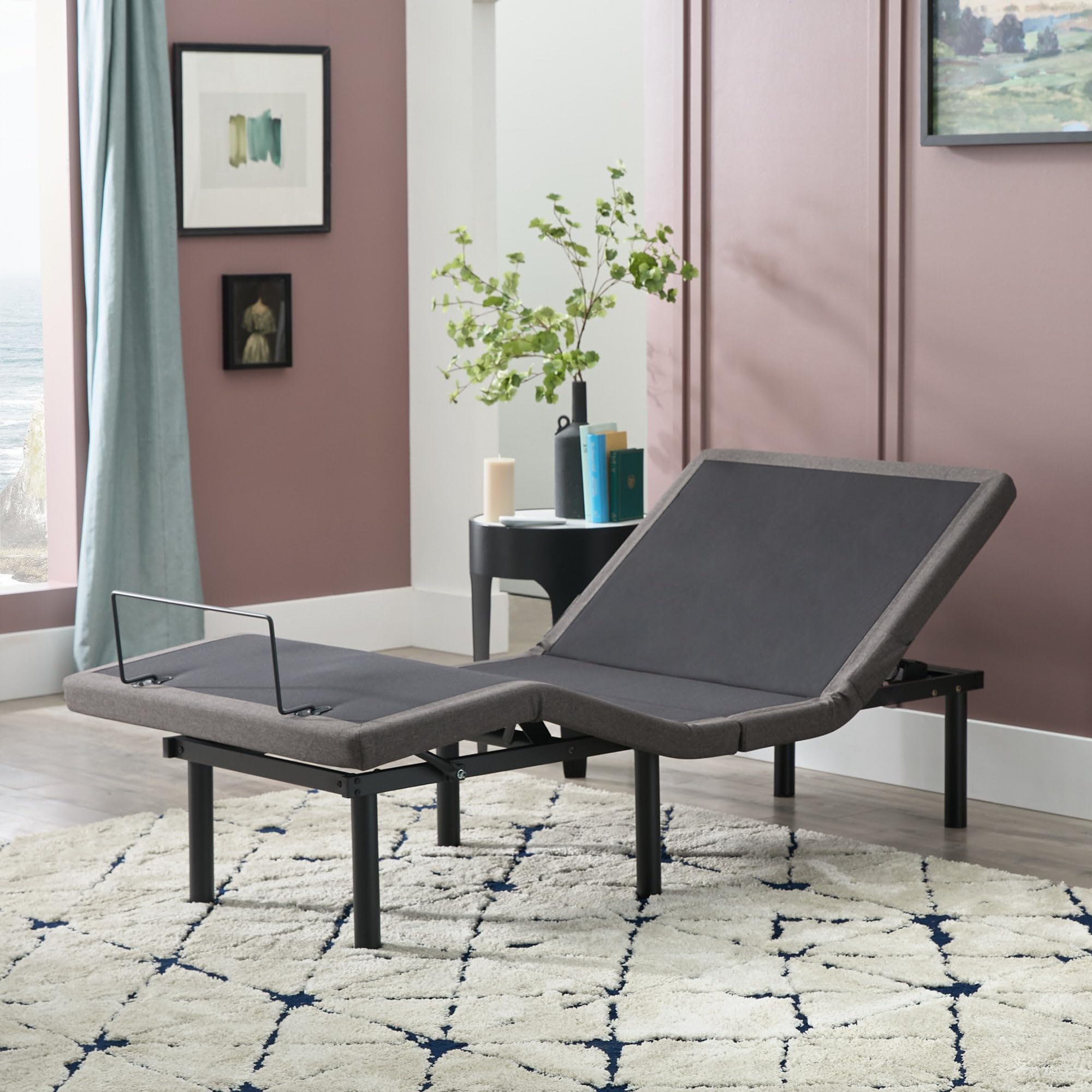 LUCID L600 Adjustable Bed Base Fram sold for $115 at auction (list price $898)