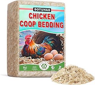 Pine Shavings, Wood Shavings, Chicken Coop Bedding, All Natural Chicken Coop, Chickens Bedding, Small Animal Pine Beddings for Pet Guinea Pigs, Rabbits, Hamsters, Gerbils (4 LB)