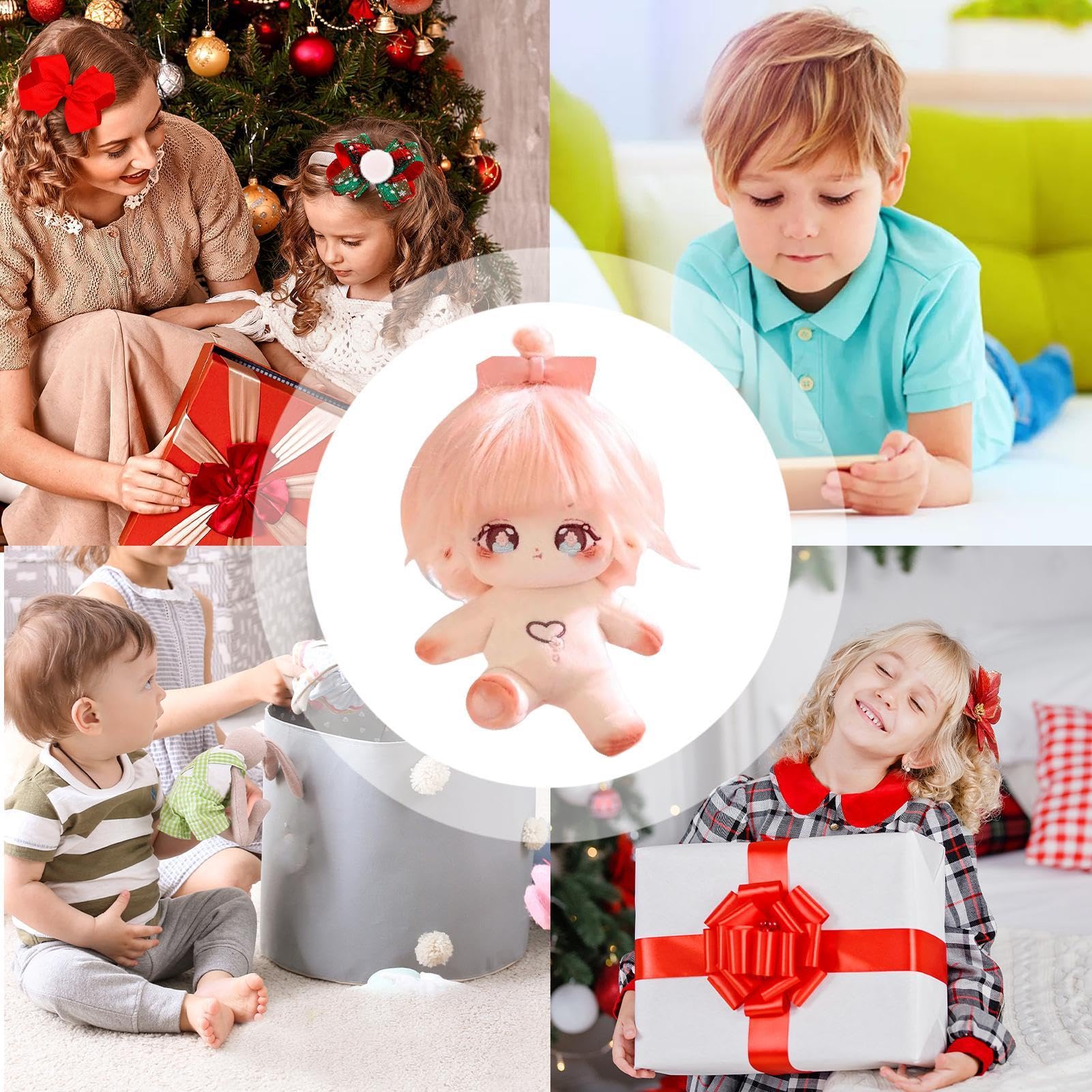 Muñeca De Algodón De 20 Cm, Peluche Suave Con Ropa Intercambiable, Decoración De Dormitorio Y Regalo Para Baby Shower