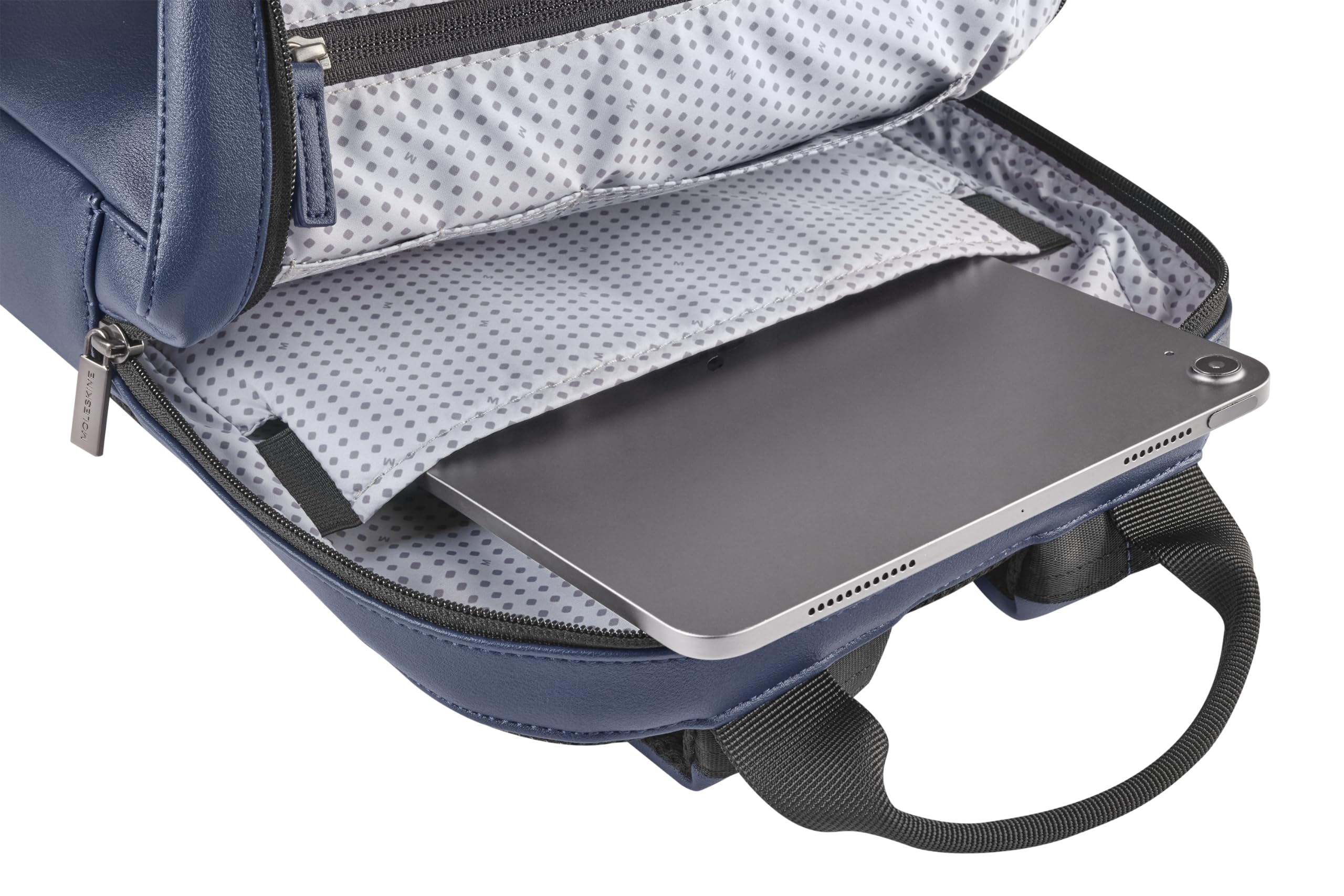 Moleskine Zaino Small Collezione Classic, Zaino Porta PC Compatibile con Laptop, Notebook e iPad fino a 11", Dimensioni 25 x 36 x 7 cm, Colore Blu Zaffiro