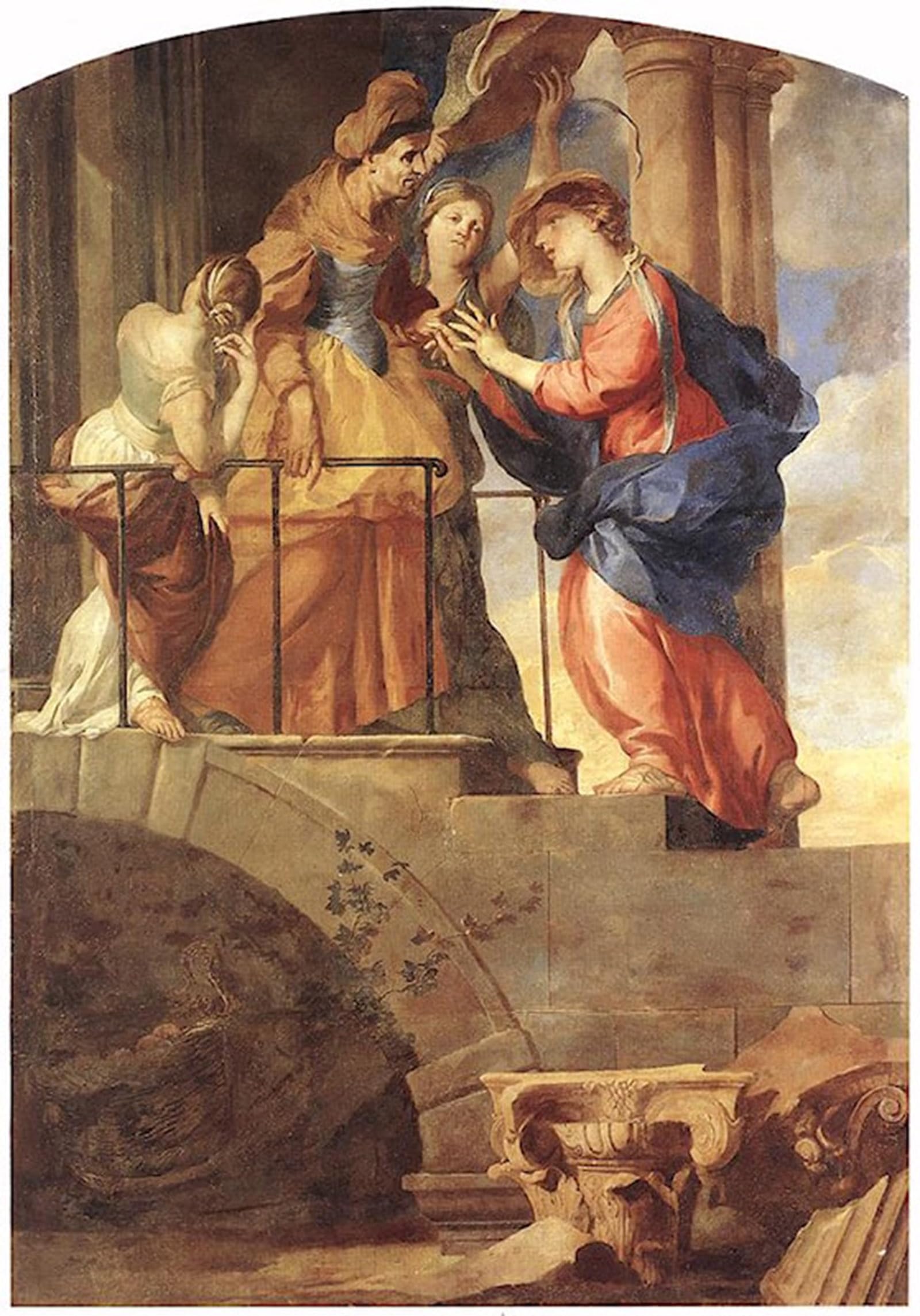 POSTERIIk Vintage Art Print Images Pictures Print the Visitation by Pierre Puget Modern Colour Posters for Office Home Decor 60x90cm