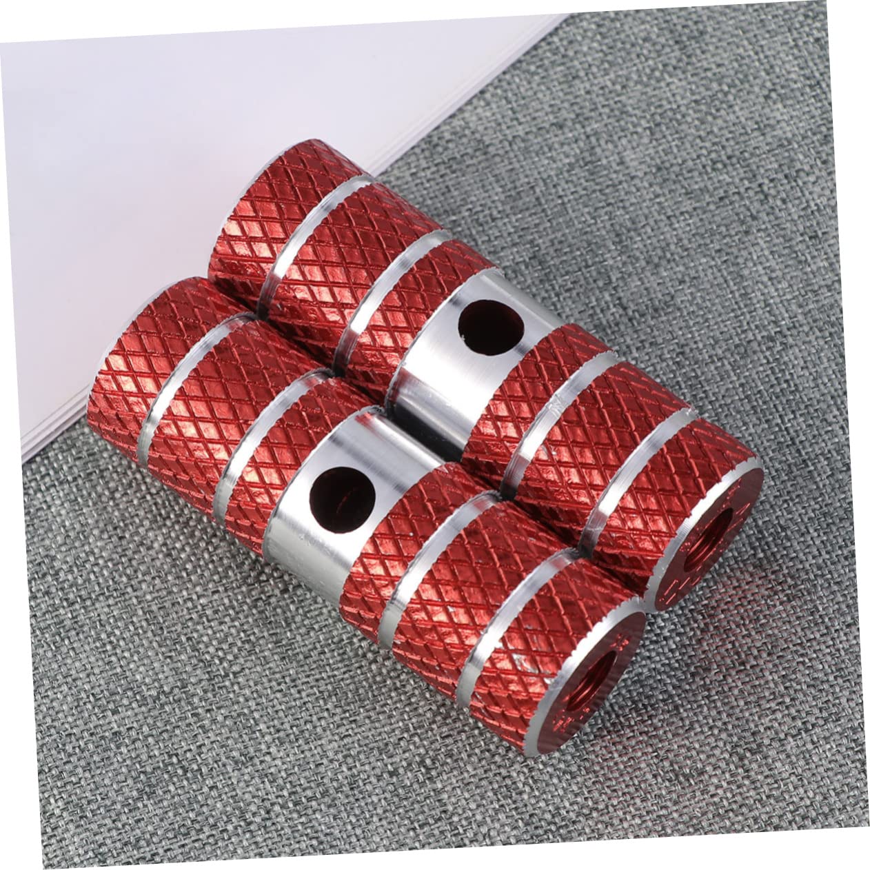 Kisangel Bike Seat Axle Pegs Aluminum Alloy Cylinder Pedals 9.5mm 10mm for Bikes