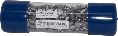 Herramientas y suministros innovadores Remaches autoperforantes de 0.197in (ancho) x 0.315in (altura) (paquete de 500)