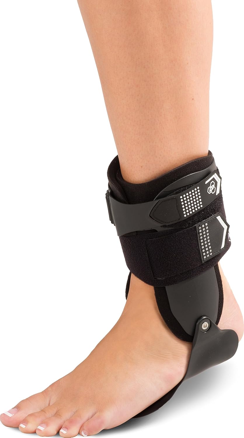 DonJoy Performance BIONIC Stirrup Ankle Brace, Maximum Medial/Lateral Ankle Support, Low-Profile Rigid Brace, Adjustable, Ankle Immobilization for Volleyball, Basketball, Football, Baseball, Lacrosse DonJoy Performance BIONIC Stirrup Ankle Brace, Maximum Medial/Lateral Ankle Support, Low-Profile Rigid Brace, Adjustable, Ankle Immobilization for Volleyball, Basketball, Football, Baseball, Lacrosse