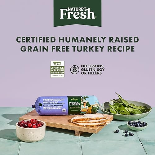 Miniatura 4 de FreshPet Receta de pavo sin granos con espinacas, arándanos y arándanos, 1 libra