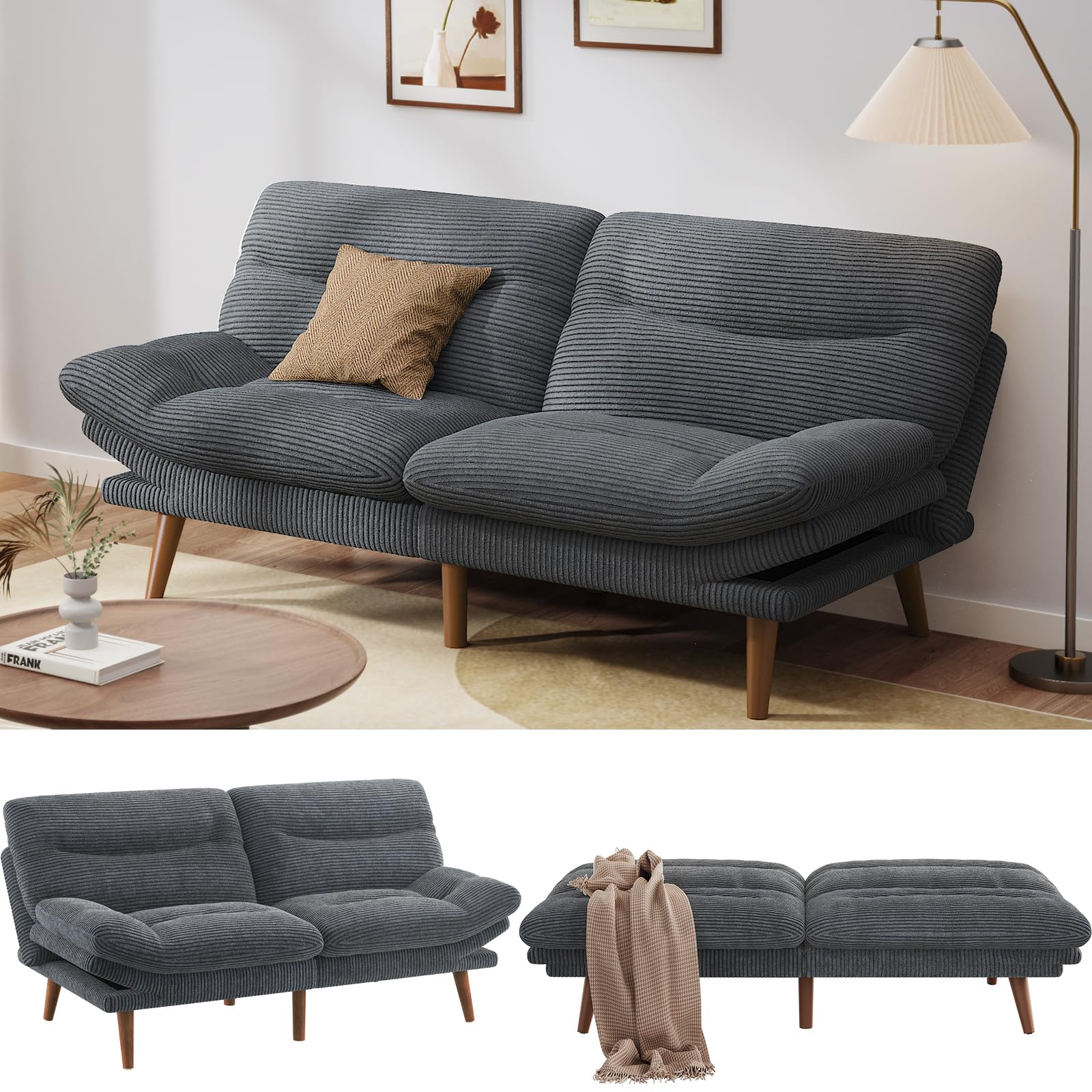 PERLECARE Futon Sofa Bed