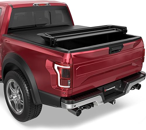 TITANICMOTOR Cubierta enrollable suave para caja de camioneta compatible con Ford F-150 F150 Styleside 2015-2024 5.5 pies 67 pulgadas