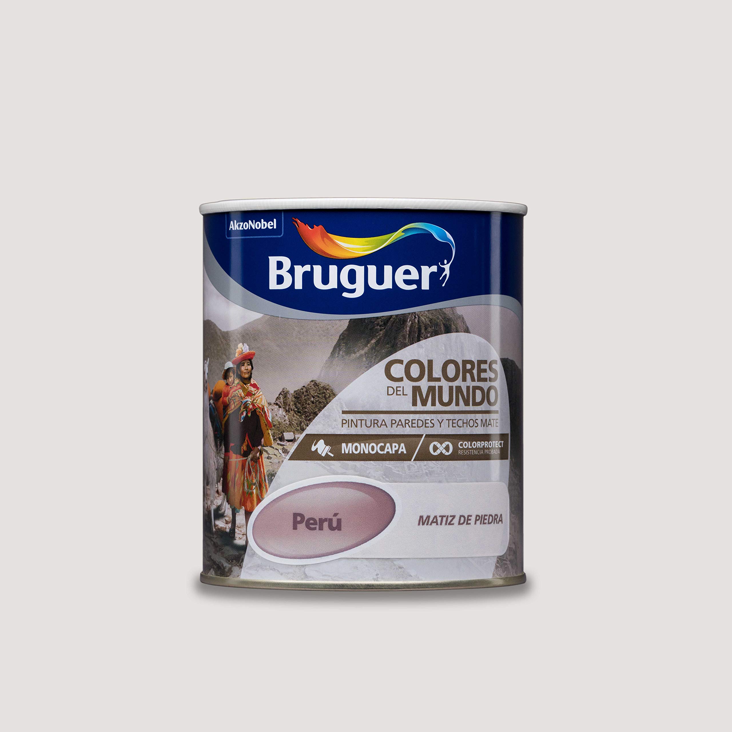 Bruguerplastic paint world Peru stone matt 750ml, black