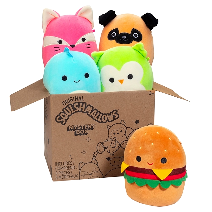 Squishmallows 迷你毛绒玩具神秘盒装玩具合集