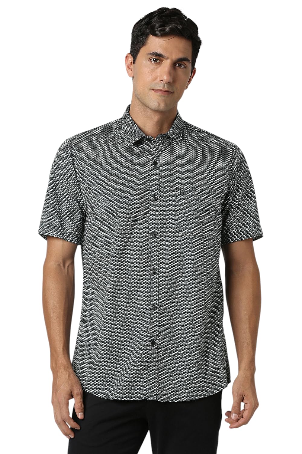 peter england Men's Solid Slim Fit Shirt-picture-30
