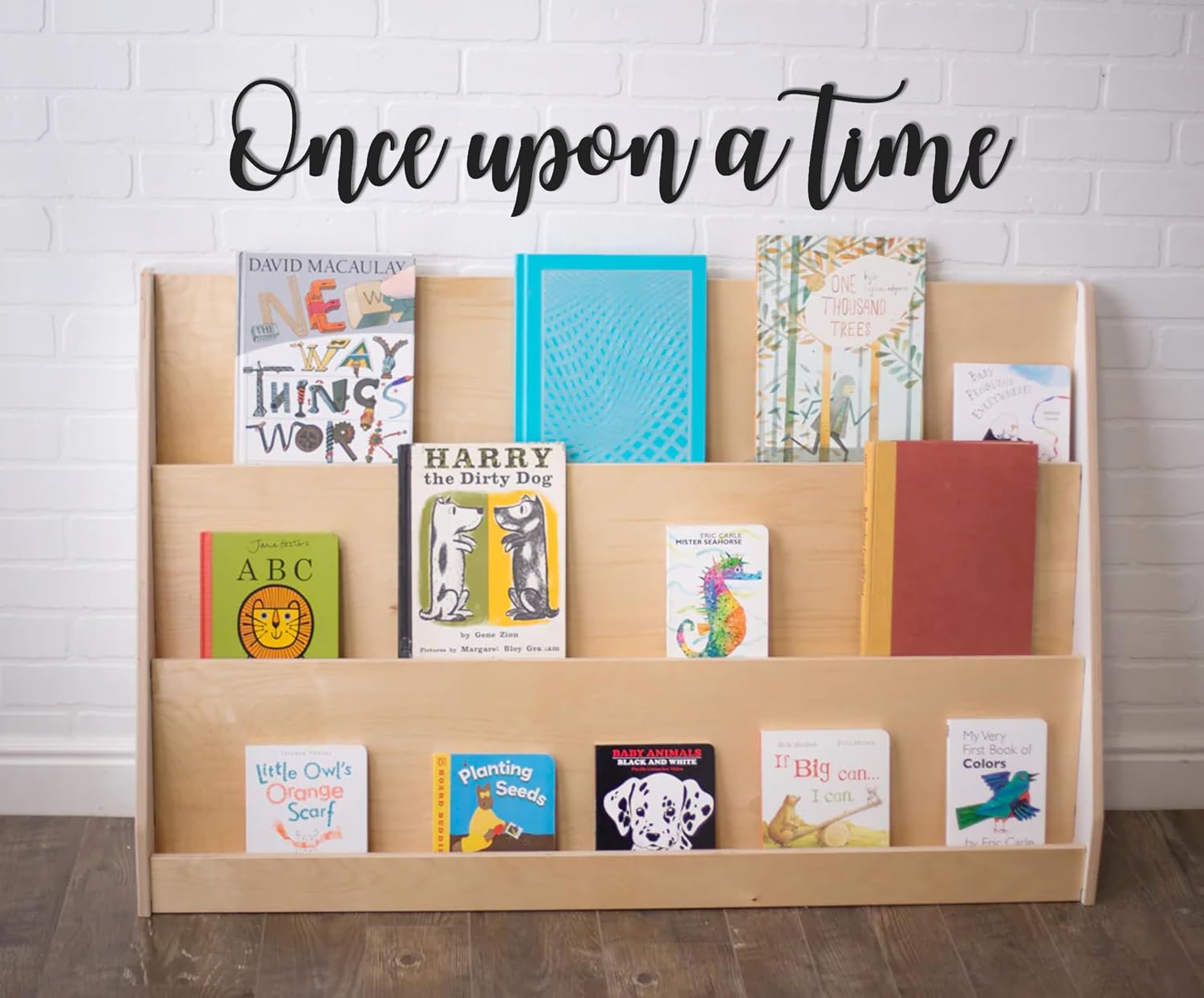 Once Upon a Time Metal Sign for Nursery, Nursery Reading Nook Wall Decor Art for Kids, Hanging Read Sign Decor for Reading Nook, Daycare, Classroom, Toddler Bedroom, Living Room, Family Bookshelf