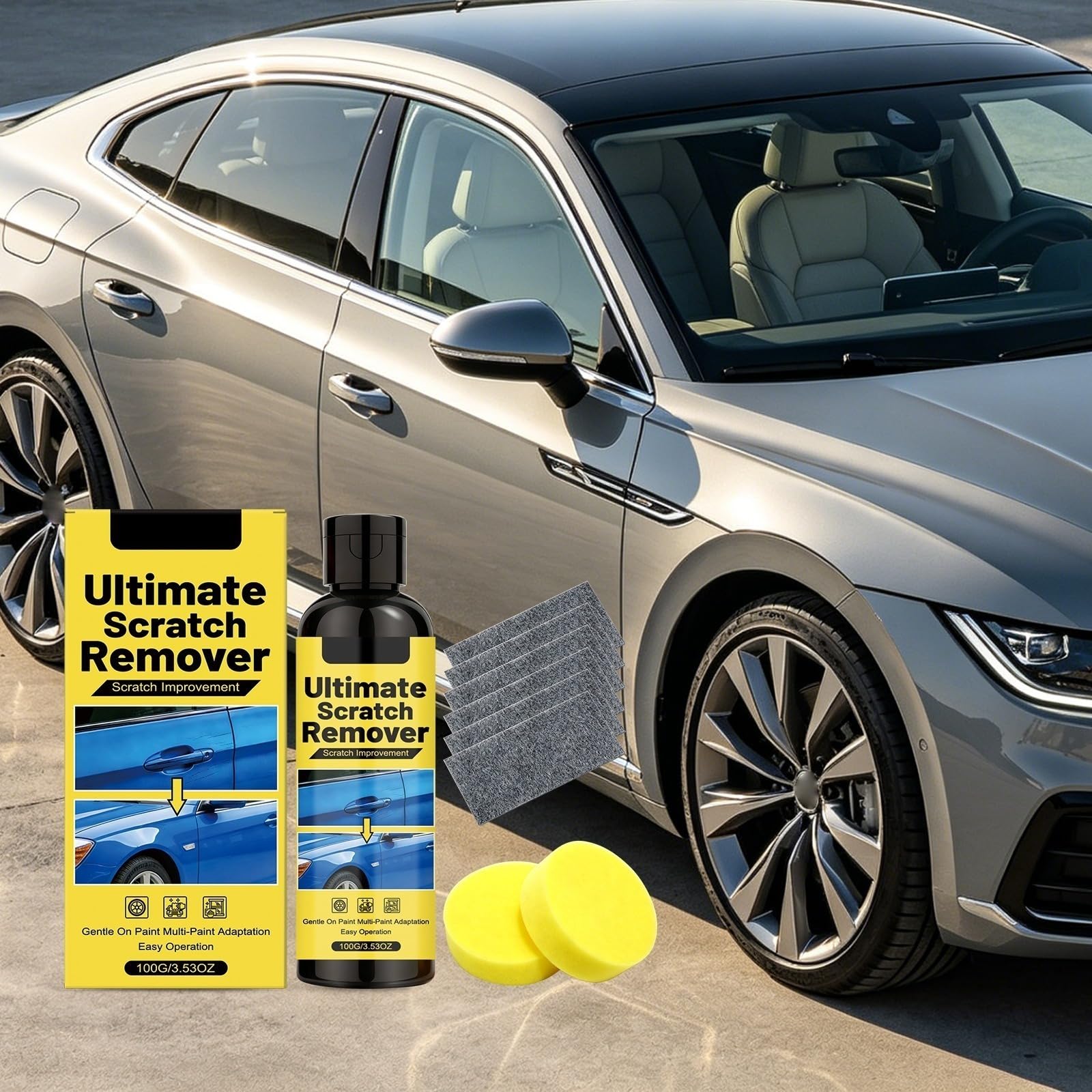 Rasguño Remover Coche, Borra Rayas Profundo Coche | Reparación y restauración de arañazos y arañazos de pintura automotriz, mantenimiento y limpieza regulares de vehículos