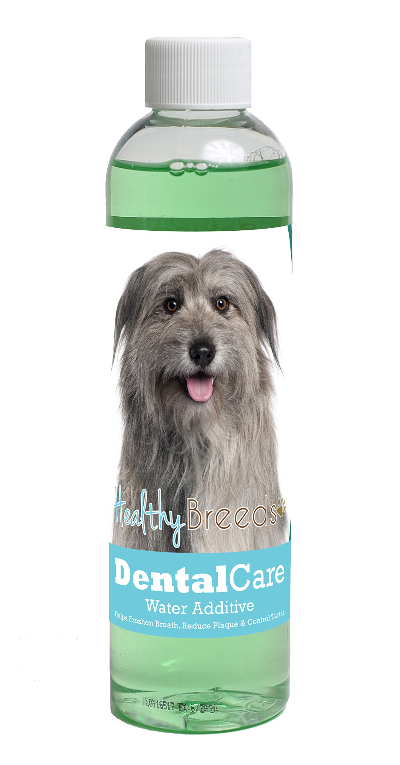 Healthy Breeds Dog Dental Care Water Additive for Pyrenean Shepherd - Helps Freshen Breath, Reduce Plaque &amp; Control Tartar - Mint Flavor - 8 oz