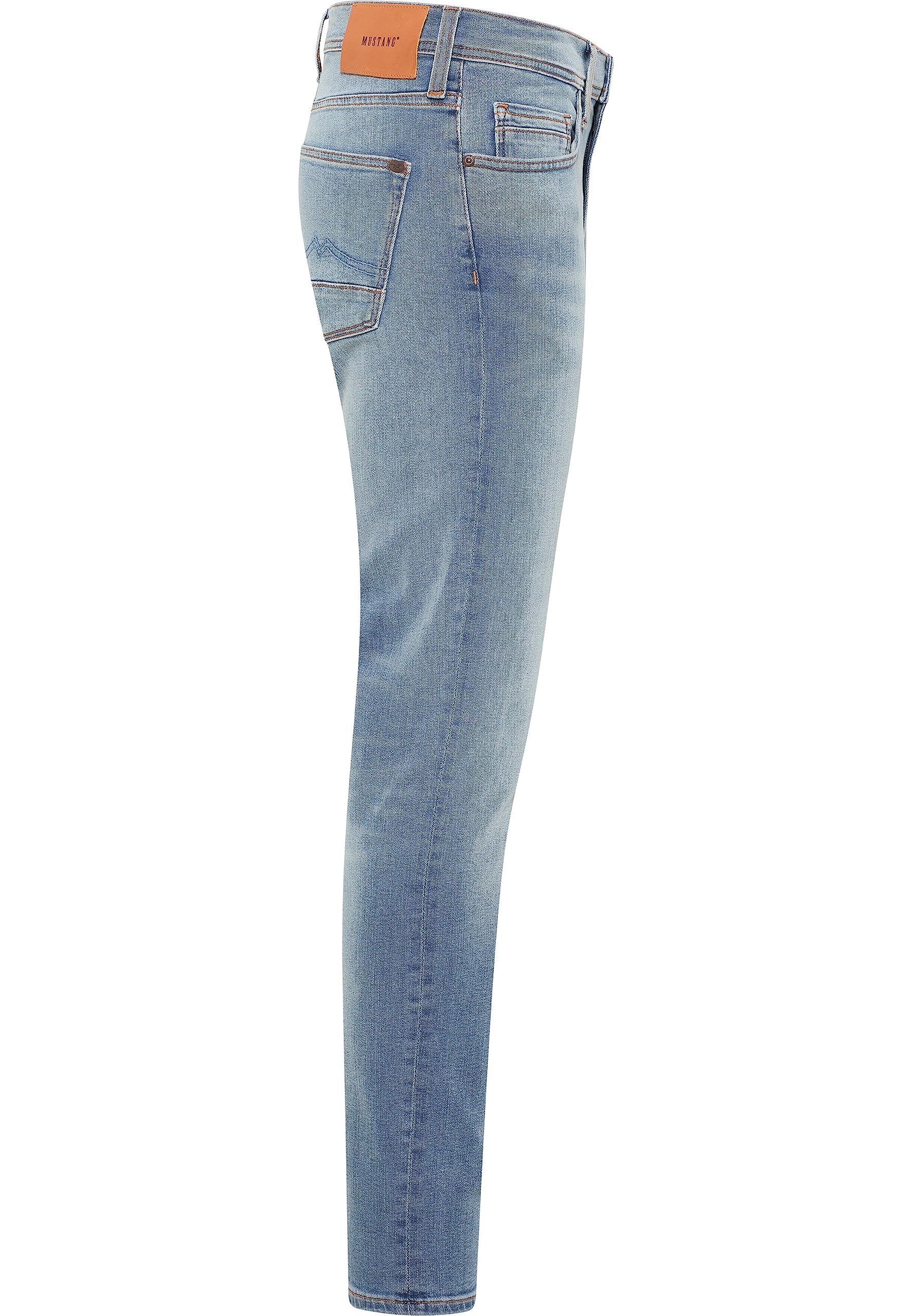 MUSTANG Herren Jeans Vegas - Slim Fit - Blau - Light Blue Denim W28-W38 Stretch, Größe:30W / 30L, Farbvariante:Light Blue Denim 583