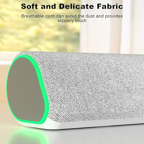 Miniatura 7 de SOULION R50 Altavoces Bluetooth para Computadora, Altavoces USB para PC con Alimentación para Monitor de Escritorio, Cable de 3.5mm y Luces LED