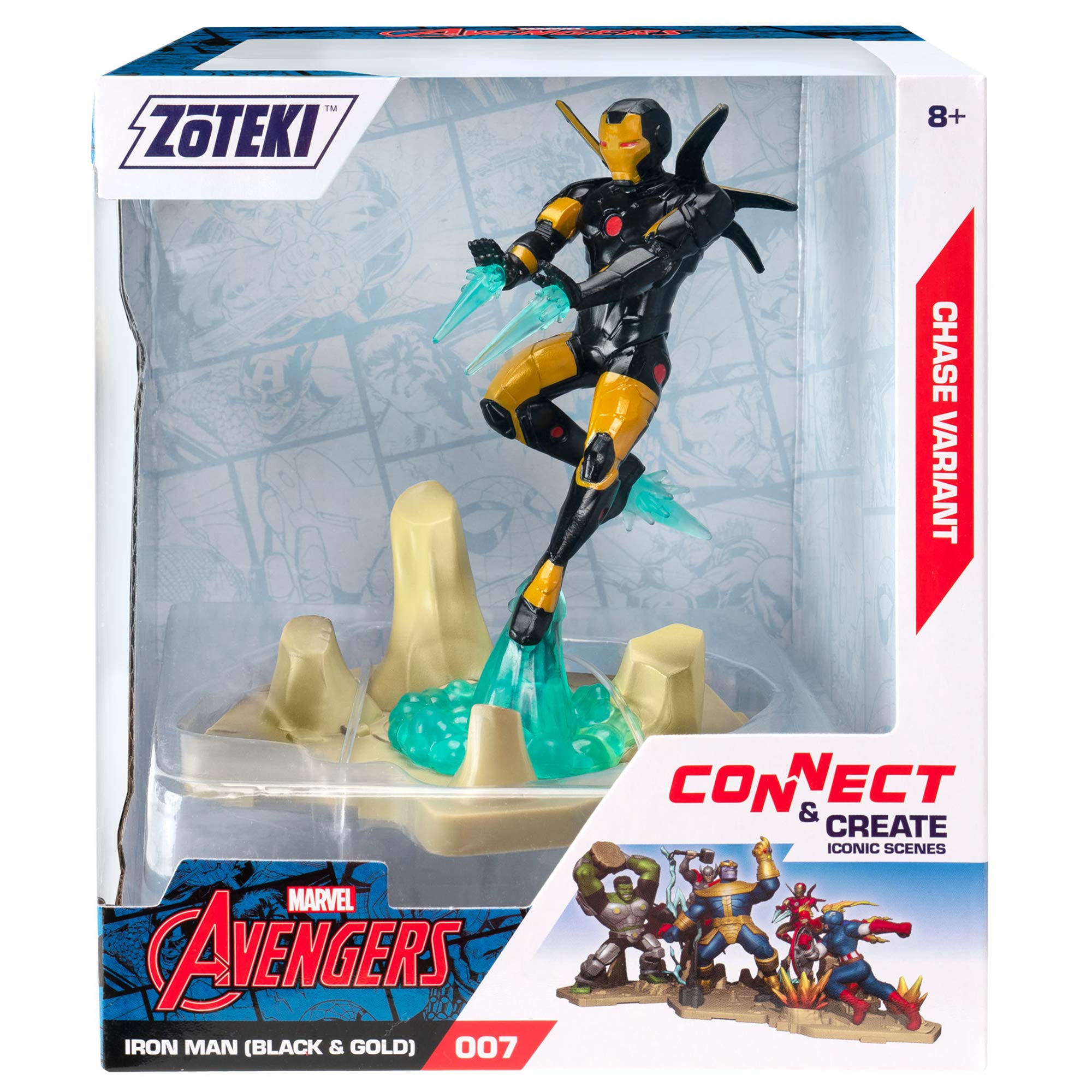 Amazon.com: Zoteki Avengers Series 1-4” Iron Man Stealth Armor