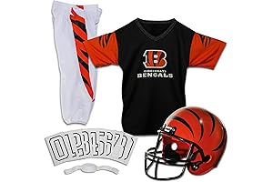 Football Uniform Set for Young Bengal Fans: Gear Up with Franklin Sports