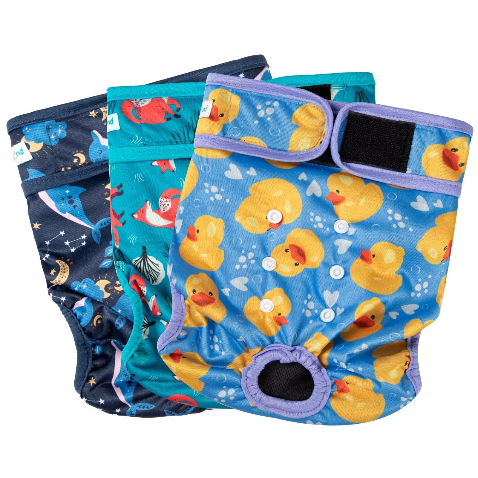 Paw Legend Pañales lavables y reutilizables para perras, pañales para perras de calor, pañales para perras (3 unidades, XL)
