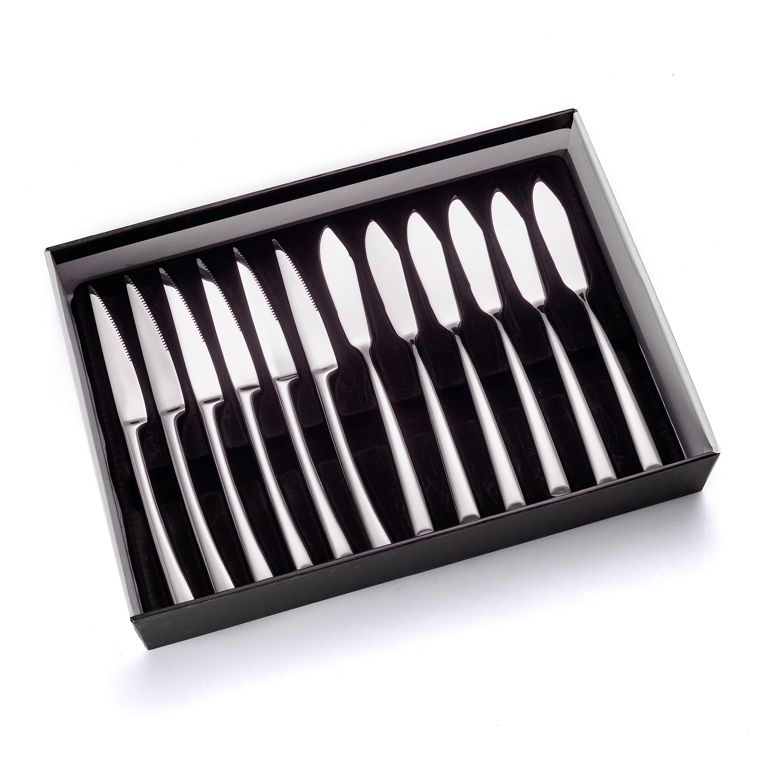 ECHTWERK EW-BS-0520 Avelino-Cubertería para hasta 6 Personas, 42 Piezas, Acero Inoxidable, Plata, 24.5 x 34.5 x 6.5 cm