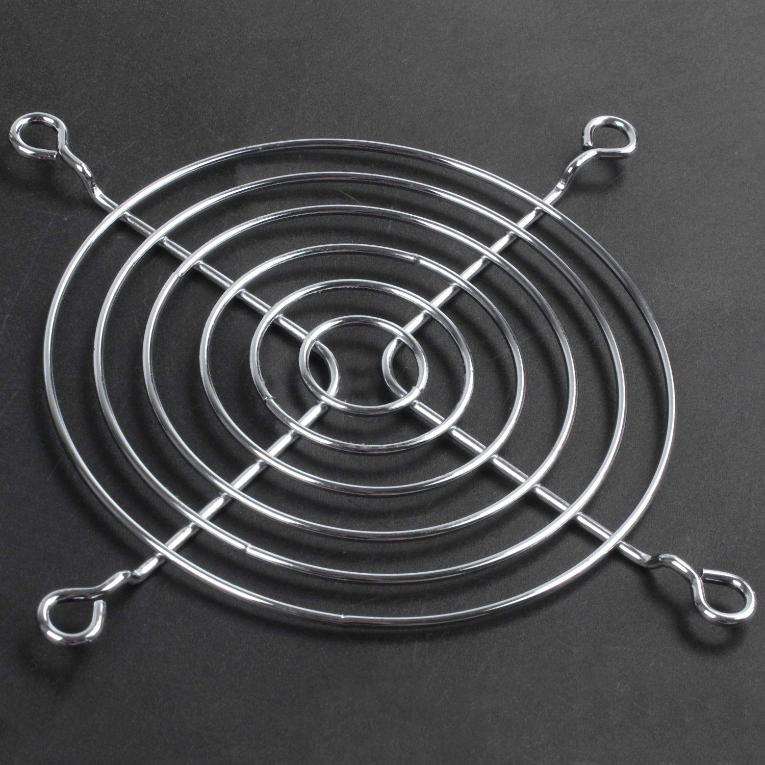 2 X Protezione per Griglia di Protezione Metallico Wire Grid 80 Mm Ventola di Raffreddamento per PC