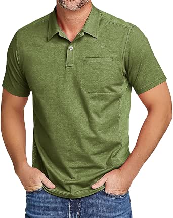 ZITY Golf Polo Shirts for Men Short Sleeve Performance Big and Tall ...