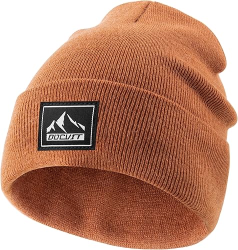 Miniatura 2 de Gorro de punto con puños cálidos de invierno, unisex, gorro de punto de calavera, sombrero de esquí de moda para hombres y mujeres